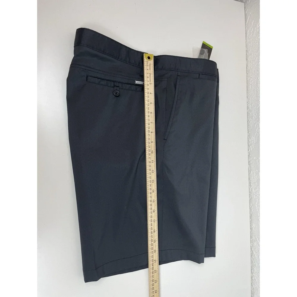 Greg Norman For Tasso Elba Golf Shorts Mens Color Dark Gray Size 42 Slim Fit NWT